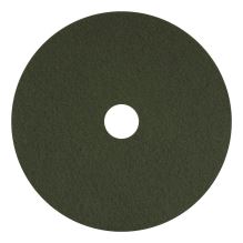 Scrubbing Pads, 16" Diameter, Green, 5/Carton1