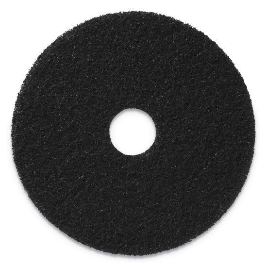 Scrubbing Pads, 13" Diameter, Green, 5/Carton1