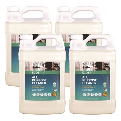 Orange Plus All-Purpose Cleaner and Degreaser, Citrus Scent, 1 gal Bottle, 4/Carton1