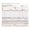 Bill of Lading - Short Form for Up to Ten Articles, Three-Part Carbonless, 8.5 x 6.94, 250 Forms Total1