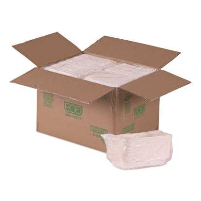 WorldView Vanguard Rectangular Container, 32 oz, 4.71 x 7.01 x 1.04, White, Sugarcane Fiber, 400/Carton1