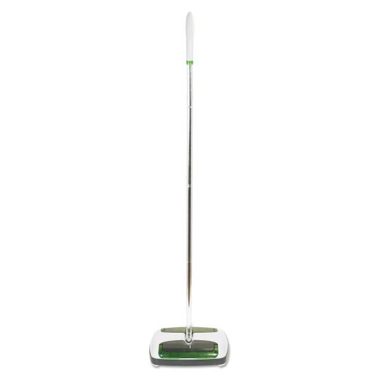 Quick Floor Sweeper, 46" Handle, White/Green1