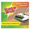 Quick Floor Sweeper, 46" Handle, White/Green2