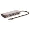 Connect 6-in-1 USB-C Multiport Adapter Hub, 6-Port, Gray1