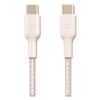 BOOST CHARGE Braided USB-C to USB-C Cable, 3.3 ft, White1