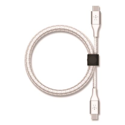 BOOST CHARGE Braided USB-C to USB-C Cable, 6.6 ft, White1