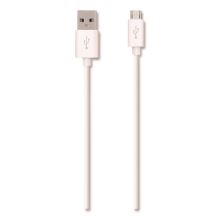 MIXIT Micro USB ChargeSync Cable, 4 ft, White1