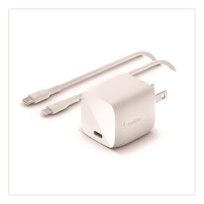 BOOST CHARGE USB-C PD 3.0 PPS Wall Charger + USB-C to USB-C Cable, White1