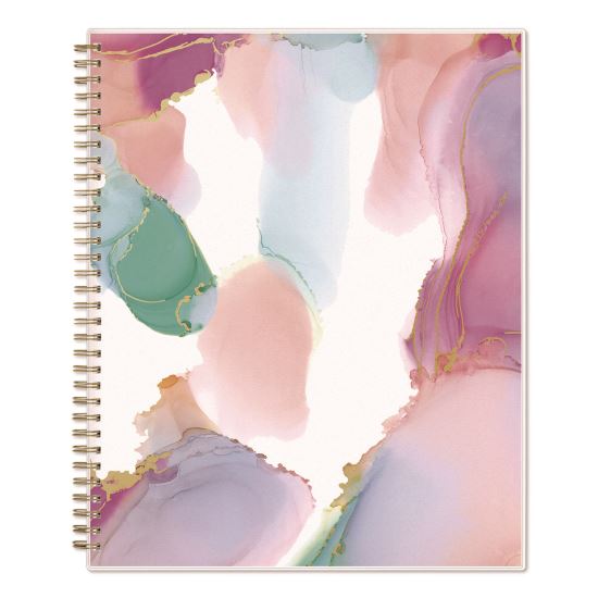 Ashley G Multicolor Smoke Academic Year Weekly/Monthly Planner, Abstract Artwork, 11 x 8.5, 12-Month: July 2024 to June 20251