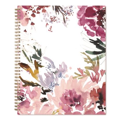 Kelly Ventura Magenta Bloom Weekly/Monthly Planner, Floral Artwork, 11 x 8.5, Multicolor Cover, 12-Month (Jan to Dec): 20251