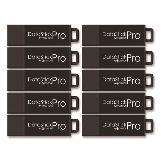 DataStick Pro USB 3.2 Type A Flash Drive, 128 GB, Black, 10/Pack1