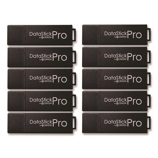 DataStick Pro USB 3.2 Type A Flash Drive, 64 GB, Black, 10/Pack1