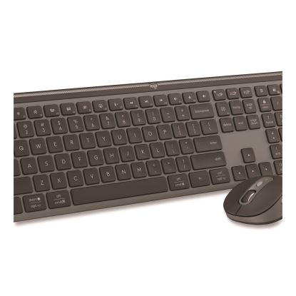 Signature Slim MK955 Wireless Keyboard and Optical Mouse Combo, 2.4 GHz Frequency/33 ft Wireless Range, Graphite1