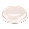 Traveler Hot Cup Lids, Fits 12 oz to 16 oz Cups, White, 100/Pack1