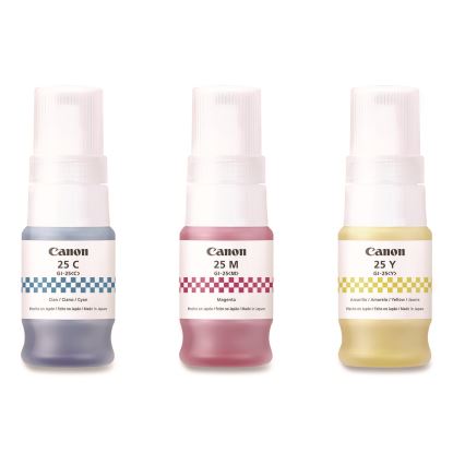 6277C002 (GI-25) Ink Bottles, Cyan/Magenta/Yellow1