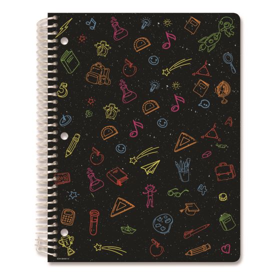 Chalkboard Doodles Weekly/Monthly Student Planner, Academic Artwork, 11 x 8.5, Multicolor Cover, 11-Month: Aug 2024-June 20251