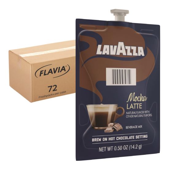 Lavazza Mocha Latte, Mocha, 0.5 oz Pouch, 72/Carton1