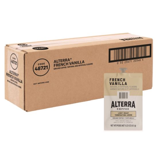 Alterra French Vanilla Coffee Freshpack, 0.23 oz Pouch, 40/Carton1