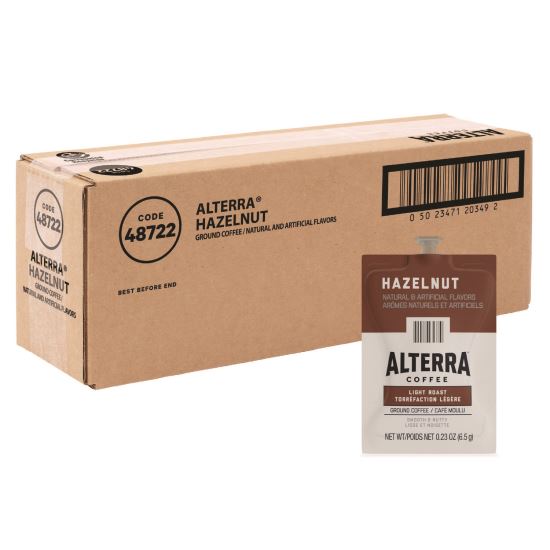 Alterra Hazelnut Coffee Freshpack, 0.23 oz Pouch, 40/Carton1