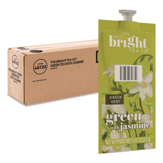 The Bright Tea Co. Green with Jasmine Tea Freshpack, Green with Jasmine, 40/Carton1