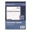 Multipart Contractors Invoice Pad, Three-Part Carbonless, 8.34 x 10.84, 50 Forms Total1