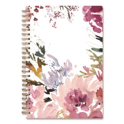 Kelly Ventura Magenta Bloom Weekly/Monthly Planner, Floral Artwork, 8 x 5, Multicolor Cover, 12-Month (Jan to Dec): 20251