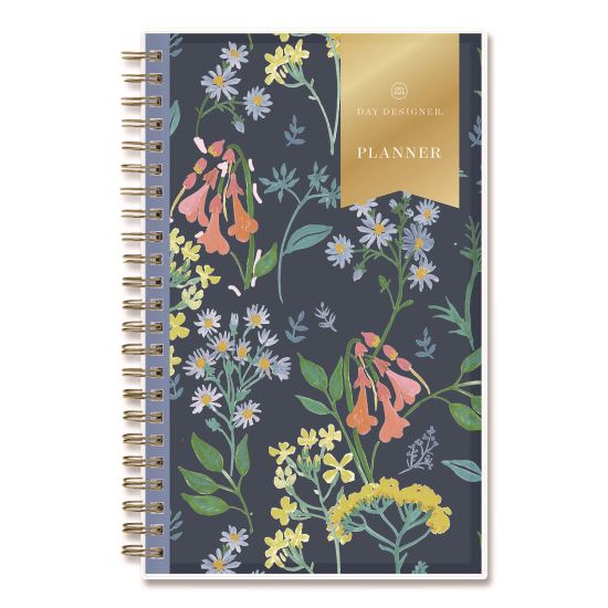 Day Designer Meadow Weekly/Monthly Planner, Wildflowers Artwork, 8 x 5, Multicolor Cover, 12-Month (Jan to Dec): 20251