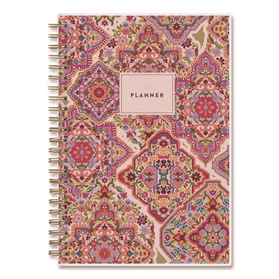 Amalia Weekly/Monthly Planner, Mandala Artwork, 8 x 5, Multicolor Cover, 12-Month (Jan to Dec): 20251