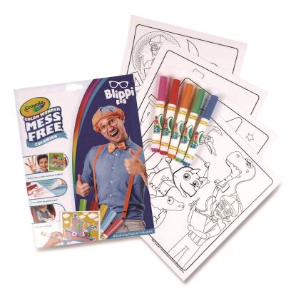 Blippi Color Wonder Kit, (18) Coloring Pages, (5) Blippi's Collection Markers1