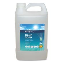 Liquid Hand Soap, Free and Clear Scent, 1 gal1