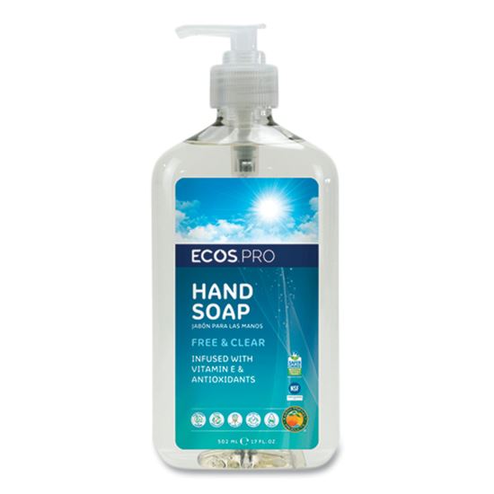 Liquid Hand Soap, Free and Clear Scent, 17 oz1