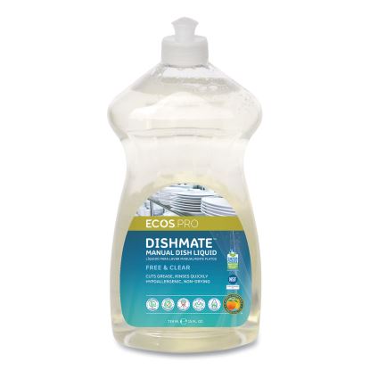 Dishmate Manual Dish Liquid, 25 oz Bottle1