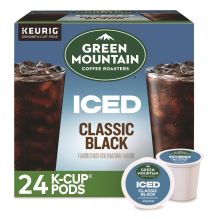 Classic Black Brew Over Ice Coffee K-Cups, 0.4 oz, 24/Box1