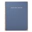 Meeting Notes Book, Space for Up to 159 Meetings, Meeting-Minutes/Notes Format, Blue/Gold Cover, (80) 11 x 8.5 Sheets1