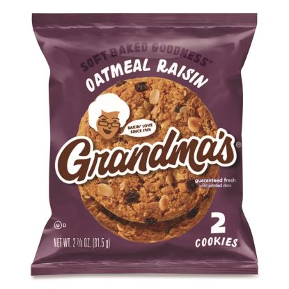 Cookies - Single Serve, Oatmeal Raisin, 2.5 oz Packet, 60/Carton1