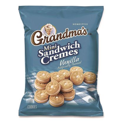 Mini Vanilla Creme Sandwich Cookies, 2.12 oz Packet, 60/Carton1