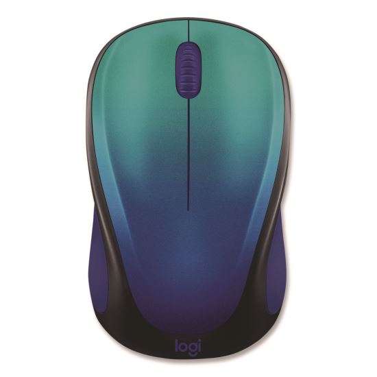 Design Collection Limited Edition Wireless Mouse. 2.4 GHz, 33 ft, Left/Right Hand Use, Blue Aurora1