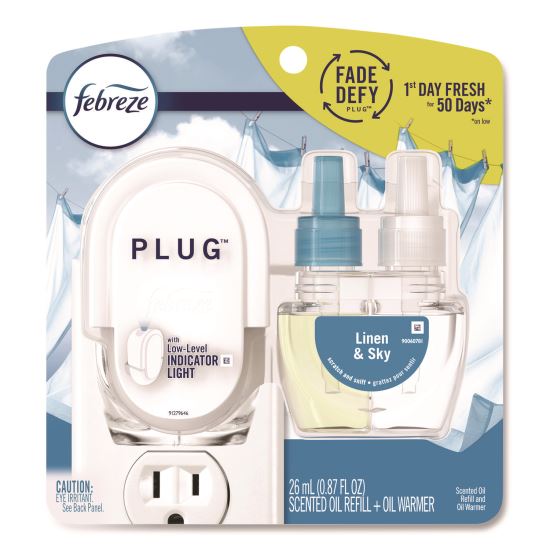 PLUG Air Freshener Warmer Start Kit, Clear/White1