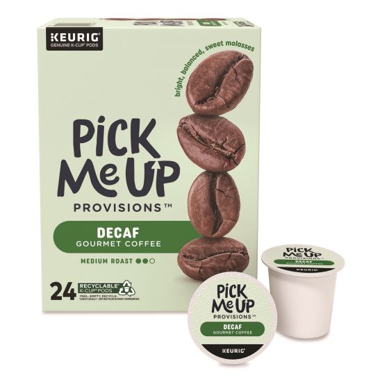 Decaf Coffee K-Cups, 24/Box1