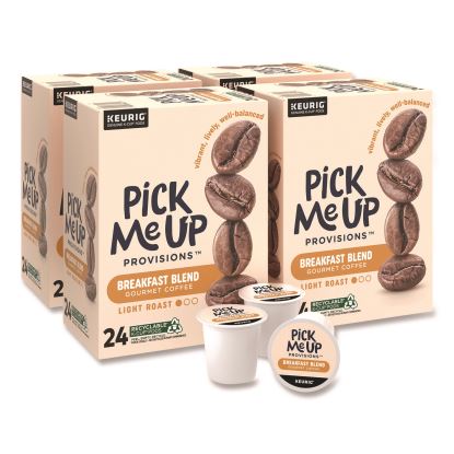 Breakfast Blend Coffee K-Cups, 24/Box, 4 Boxes/Carton1