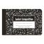 Junior Composition Notebook, Wide/Legal Rule, Black Marble Cover, (60) 4.88 x 7.5 Sheets1