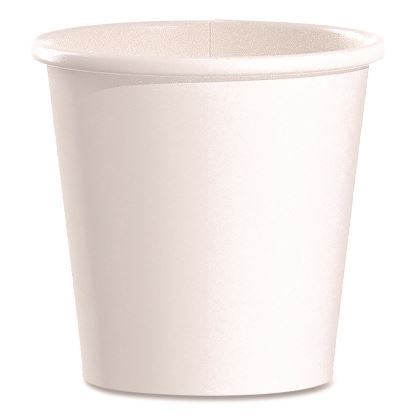 Paper Hot Cups, 4 oz, White, 50/Pack1