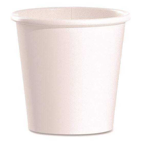 Paper Hot Cups, 4 oz, White, 50/Pack1