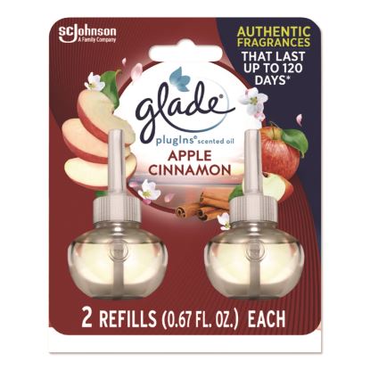 Plugin Scented Oil Refill, Apple Cinnamon, 0.67 oz, 2/Pack1
