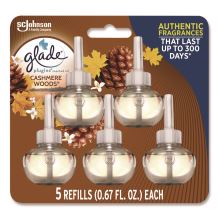 Plugin Scented Oil Refill, Cashmere Woods, 0.67 oz, 5/Pack1