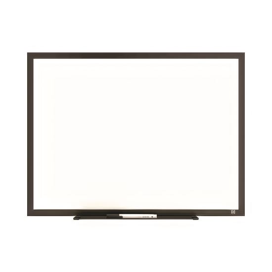 Melamine Dry Erase Board, 24" x 18", White Surface, Black Aluminum Frame1