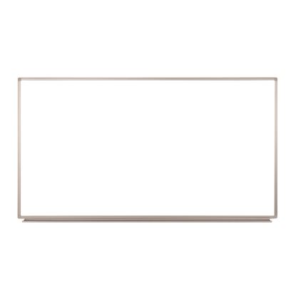 Wall-Mounted Magnetic Whiteboard, 72" x 40", White Surface, Silver Aluminum Frame1