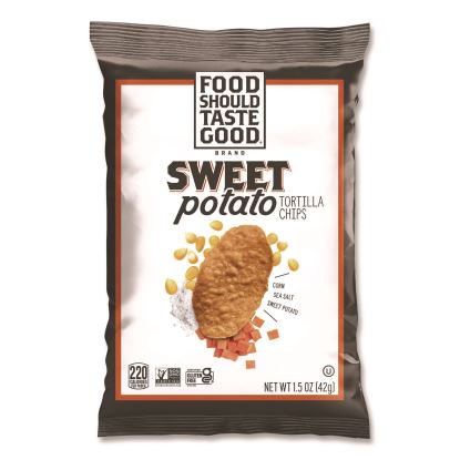 Tortilla Chips, Sweet Potato with Sea Salt, 1.5 oz, 24/Carton1