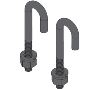 Middle Atlantic Products CLH-JBOLT Black Steel1