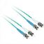C2G 5m USA 10Gb ST/ST Duplex 50/125 Multimode Fiber Patch Cable InfiniBand/fibre optic cable 196.9" (5 m) Blue1